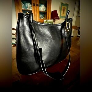 Vintage, Authentic Coach:  Perfect Little Black Bag